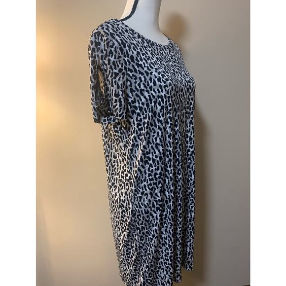 Michael Kors - Animal Print Nightgown Dress - Size Large - Picture 1 of 4